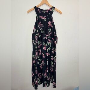 Size M Peace and Pearls NWT Floral Black Dress